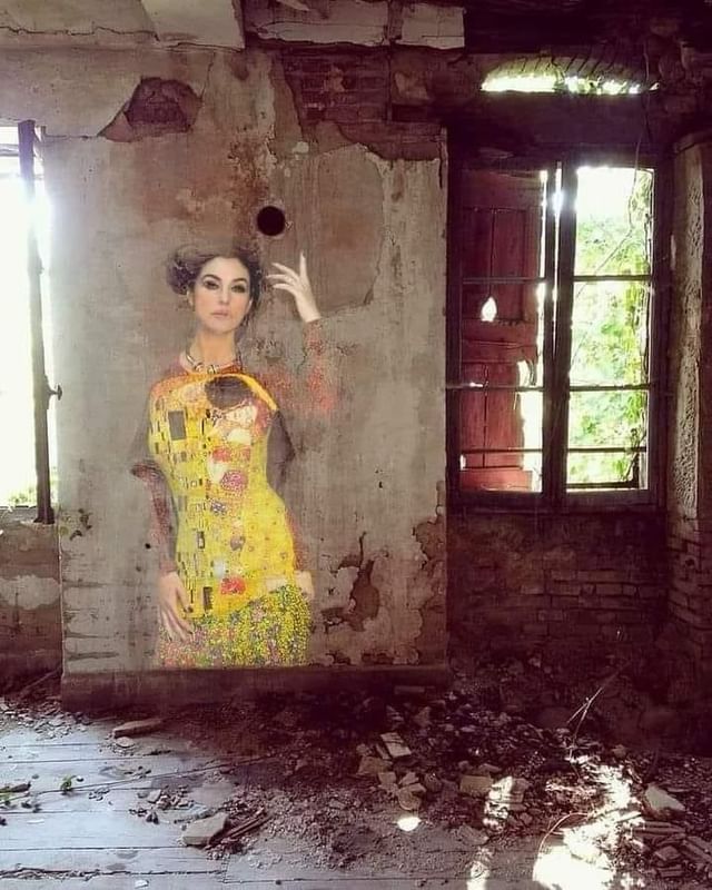 Art discovered in an abandoned building