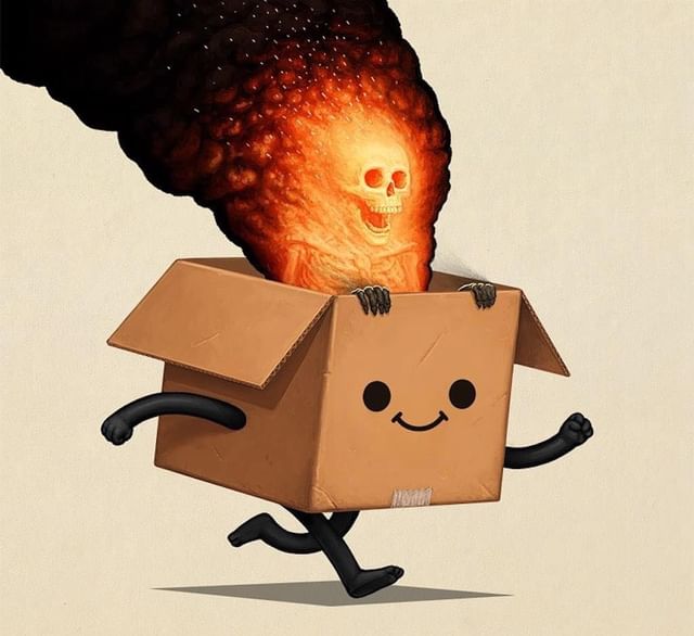 A playful art commentary about objects and time